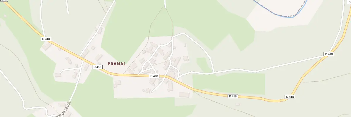 Plan du 5146 Pranal à Bromont-Lamothe