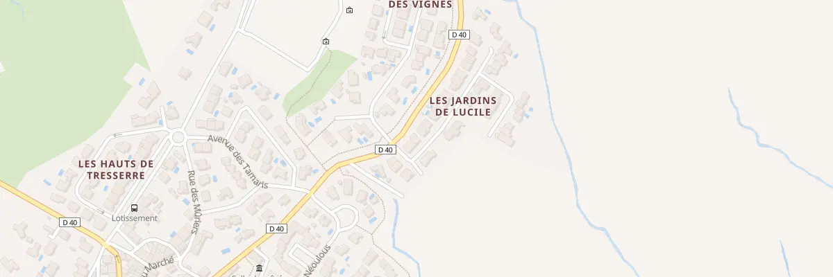 Plan du 3 Rue des Aspres à Tresserre