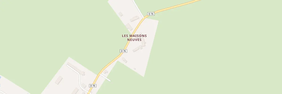 Plan du 93 Les Maisons Neuves à Sagonne