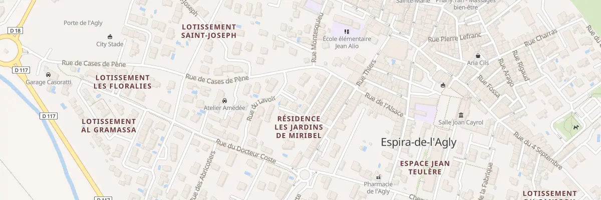 Plan du 8 Rue du Lavoir à Espira-de-l’Agly