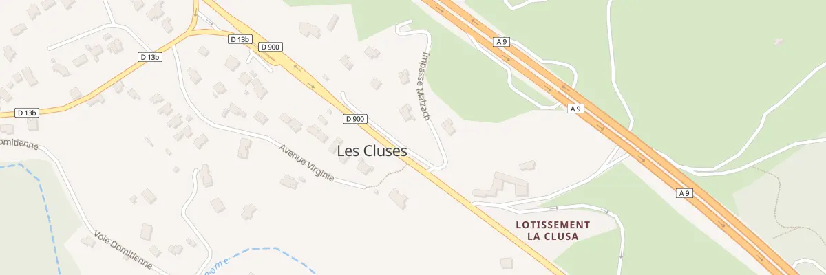 Plan du 12 Poux Saleres aux Cluses