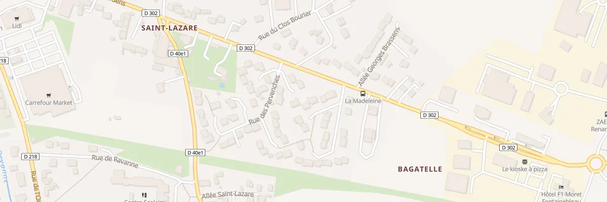 Plan du 7 Rue des Glaïeuls à Moret-Loing-et-Orvanne