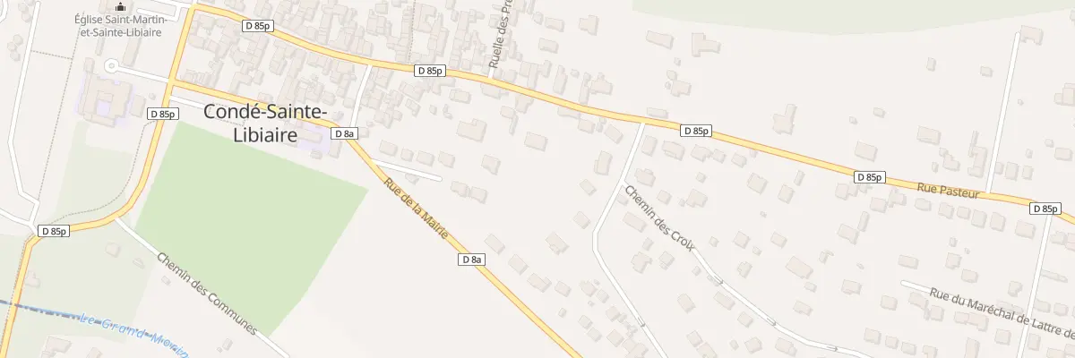 Plan du 104 Rue Pasteur à Condé-Sainte-Libiaire