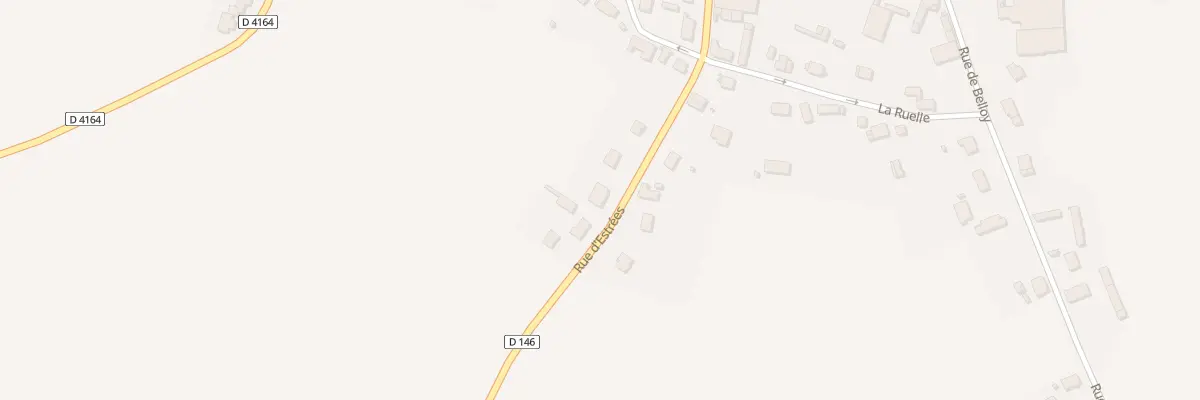 Plan du 16 Rue d’Estrées à Assevillers