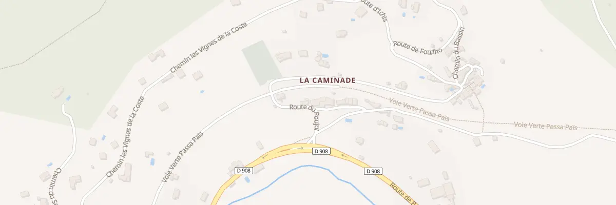 Plan du 5033 La Caminade à Prémian