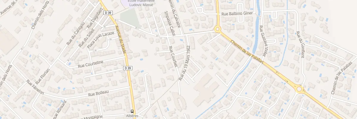 Plan du 2 Rue Marie Rosalie Bonheur à Toulouges