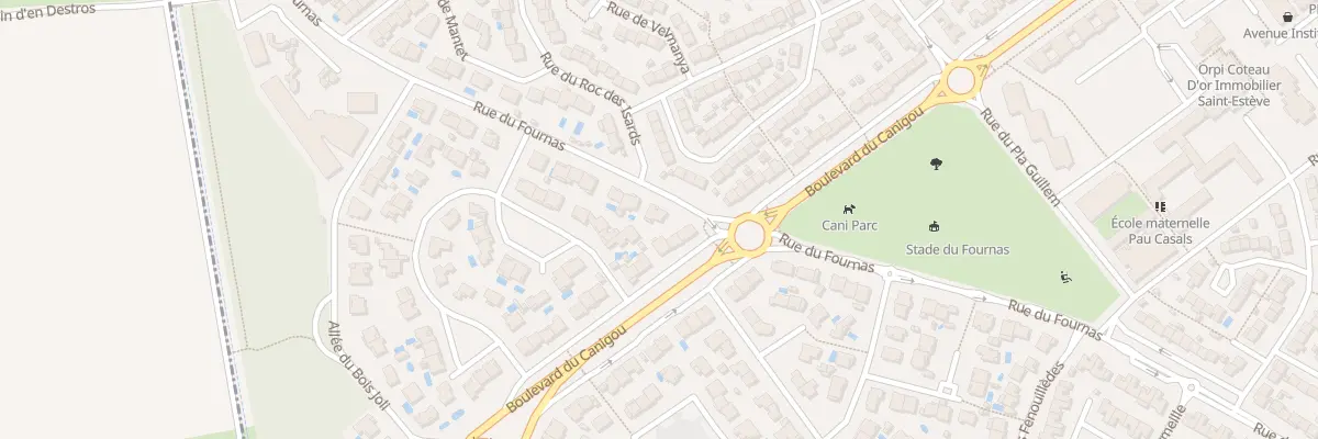 Plan du 86 Rue du Fournas à Saint-Estève