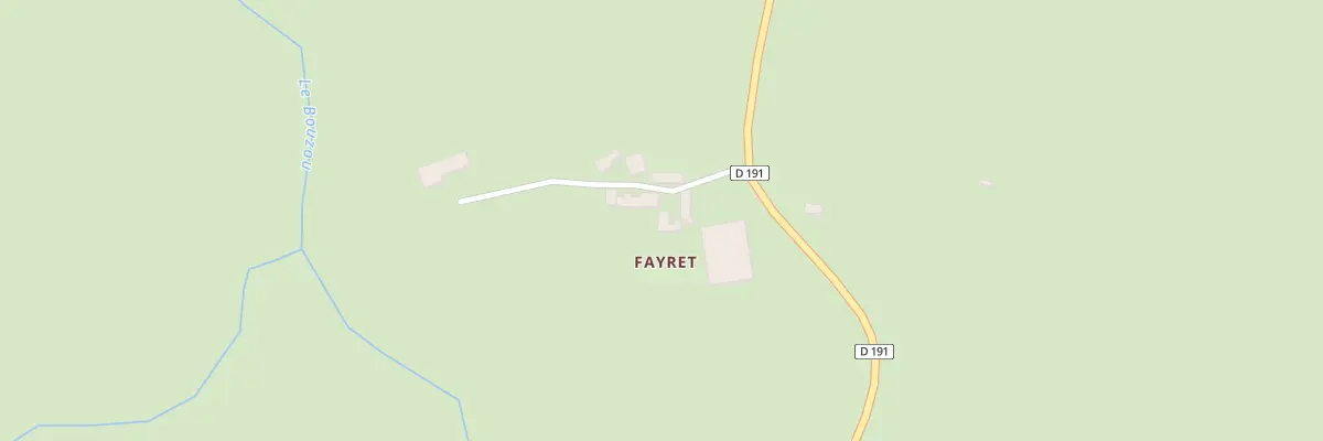 Plan du 5270 Fayret à Ségur