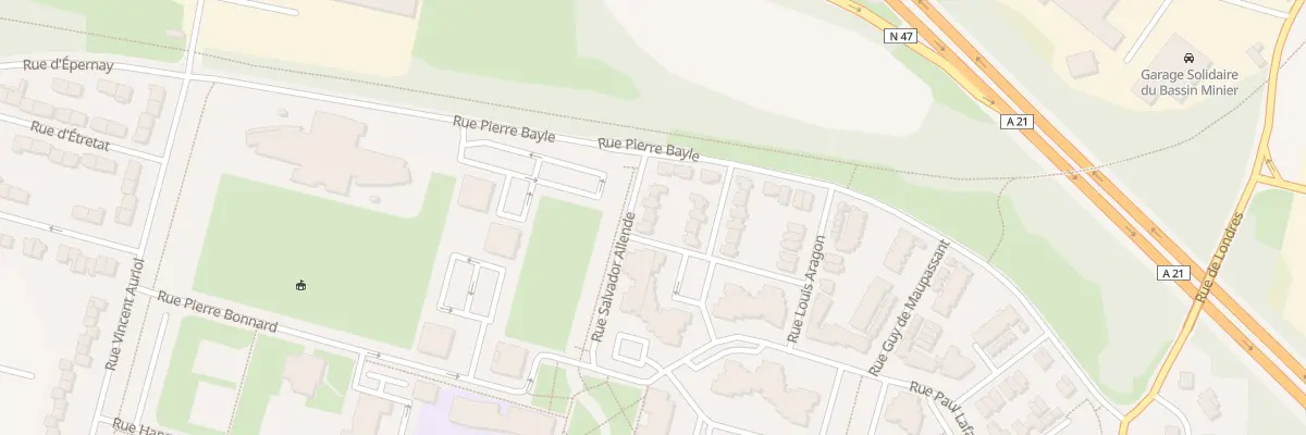 Plan du 82 Rue Salvador Allende à Lens