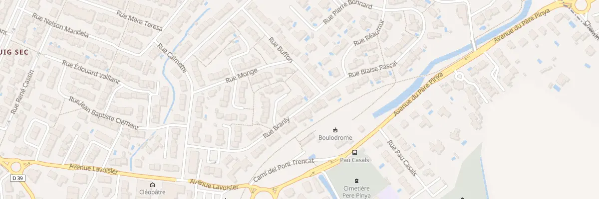 Plan du 17 Rue Branly à Toulouges