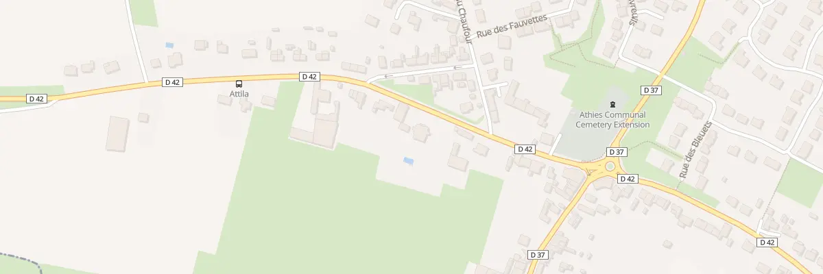 Plan du 12 Rue d’Arras à Athies