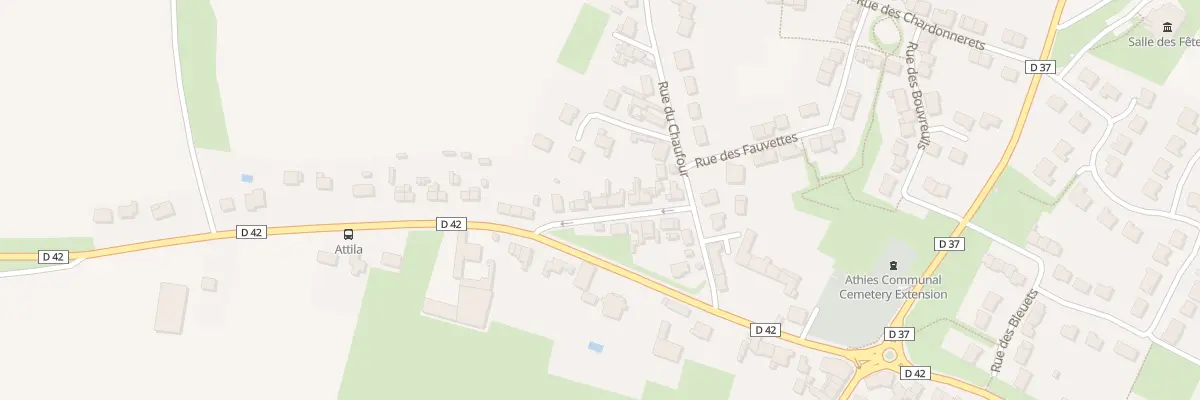 Plan du 9 Cité Communale à Athies