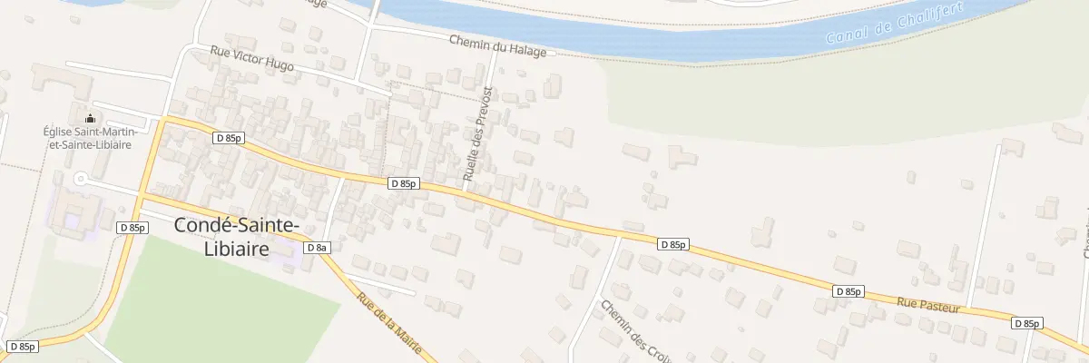 Plan du 159 Rue Pasteur à Condé-Sainte-Libiaire