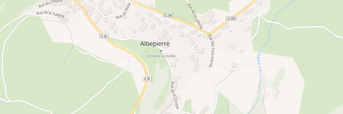 Plan du 6012 Le Bourg à Albepierre-Bredons