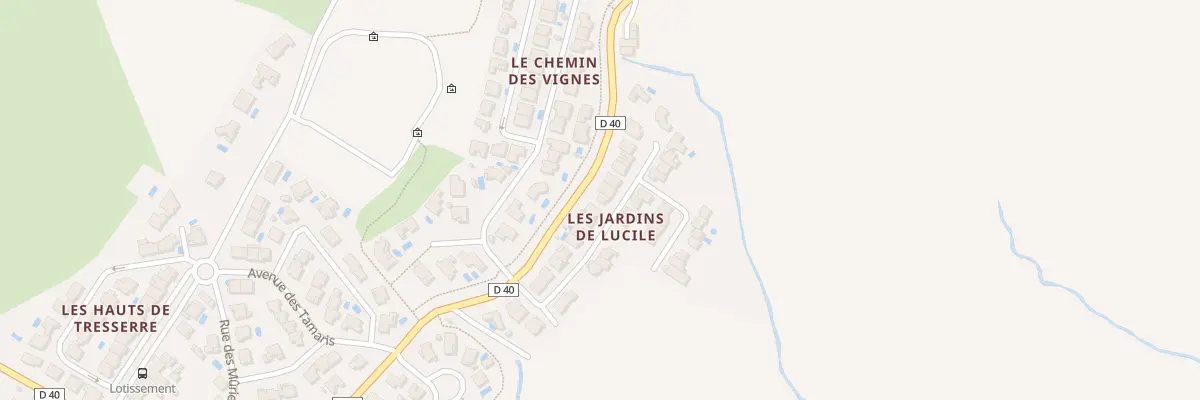 Plan du 17 Rue des Aspres à Tresserre