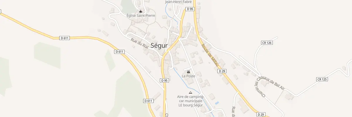 Plan du 4 Rue du Lavoir à Ségur
