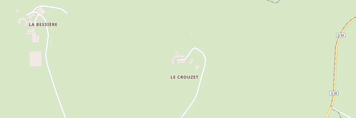 Plan du 5072 Le Crouzet à Gabriac