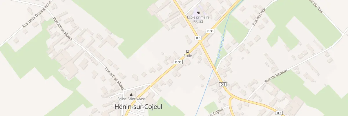 Plan du 1 Rue de Boiry à Hénin-sur-Cojeul