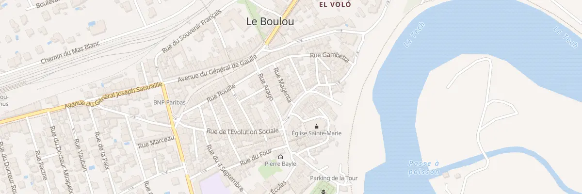 Plan du 1 Rue Neuve au Boulou