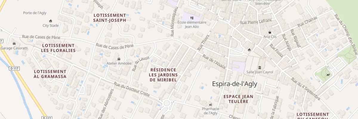 Plan du 11 Rue du Quatorze Juillet à Espira-de-l’Agly