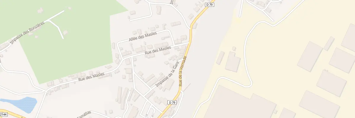 Plan du 1 Rue de la Vernade à Saint-Éloy-les-Mines