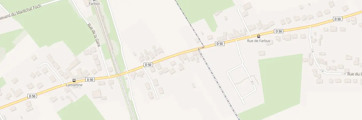 Plan du 50 Rue Lamartine à Farbus