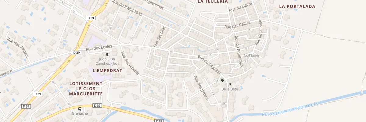 Plan du 9 Rue du Soleil à Canohès