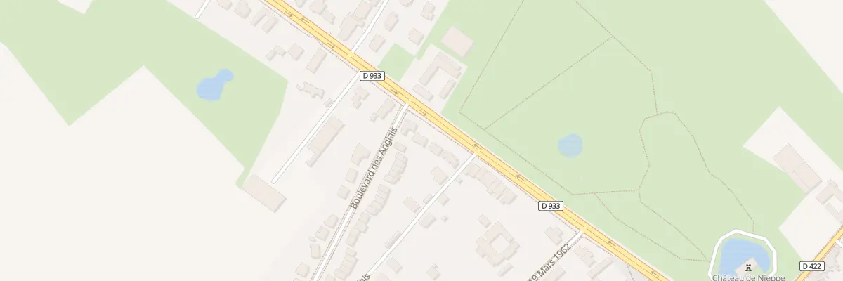Plan du 399 Rue de Bailleul à Nieppe