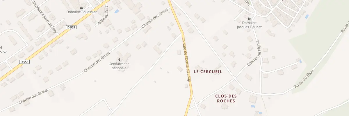 Plan du 234 Rte de l’Orme au Loup à Sancerre