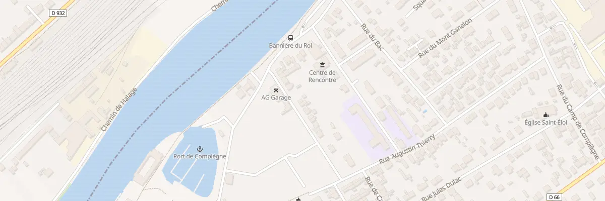 Plan du 11 Rue Charmolue à Compiègne