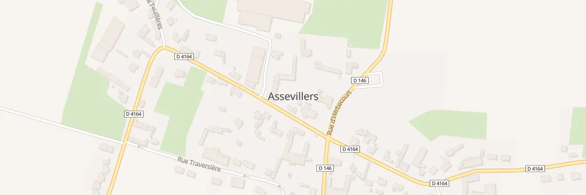 Plan du 14 Rue de l’Eglise à Assevillers