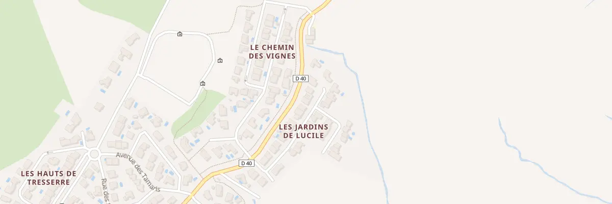 Plan du 23 Rue des Aspres à Tresserre