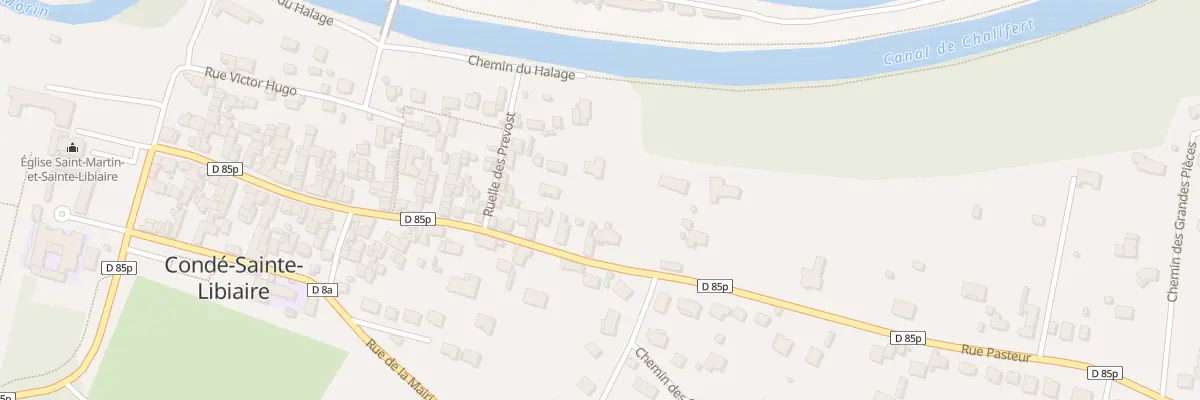 Plan du 159B Rue Pasteur à Condé-Sainte-Libiaire