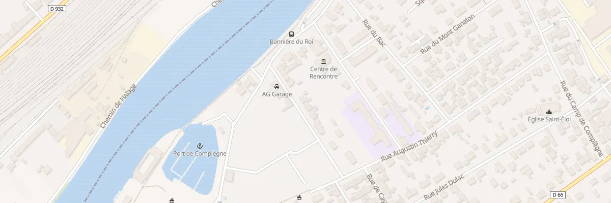 Plan du 13 Rue Charmolue à Compiègne