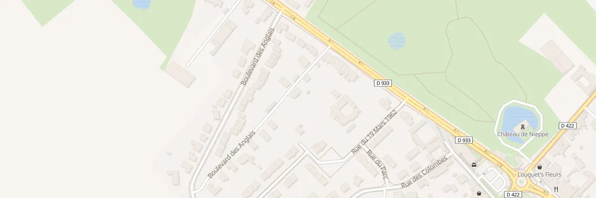 Plan du 347 Rue de Bailleul à Nieppe