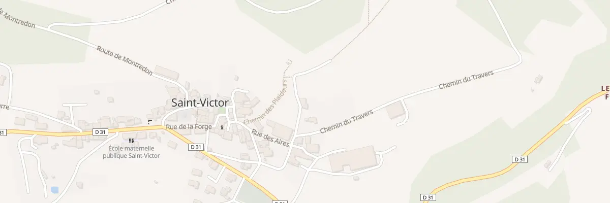 Plan du 5042 Saint Victor à Saint-Victor-et-Melvieu