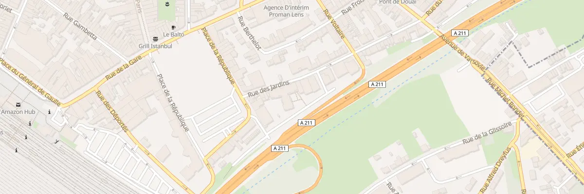 Plan du 18 Rue des Jardins à Lens
