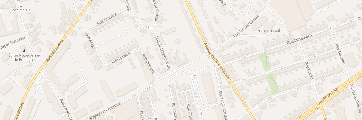 Plan du 9 Rue Hector Laloux à Lens