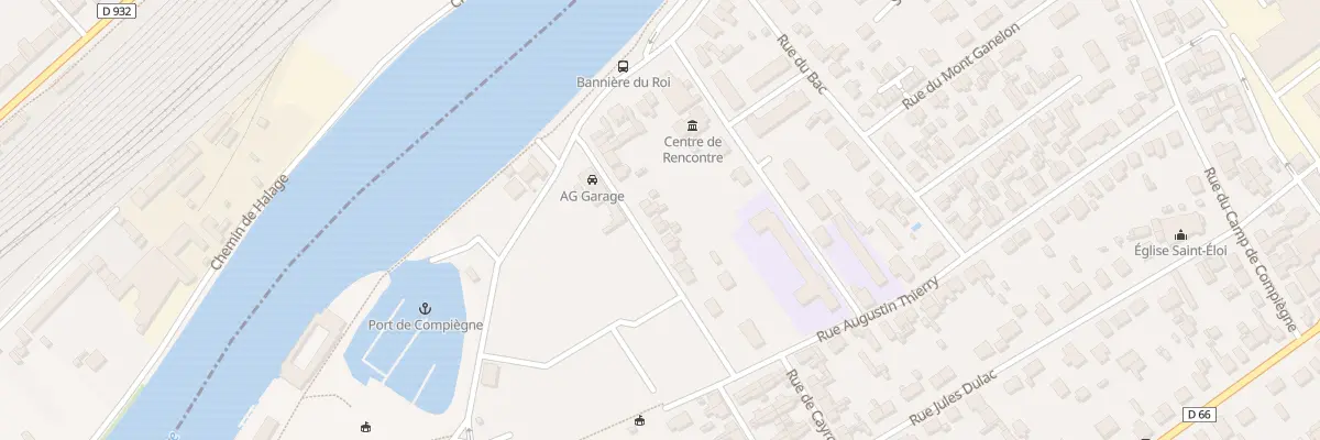 Plan du 15 Rue Charmolue à Compiègne