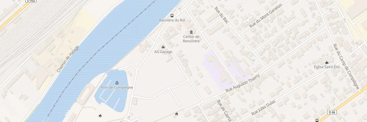 Plan du 17 Rue Charmolue à Compiègne