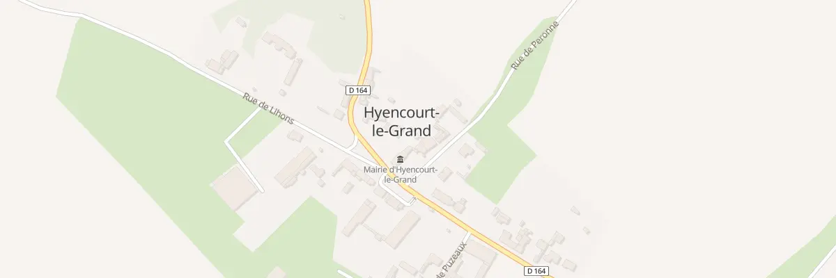Plan du 3 Rue de Peronne - Hyencourt à Hypercourt
