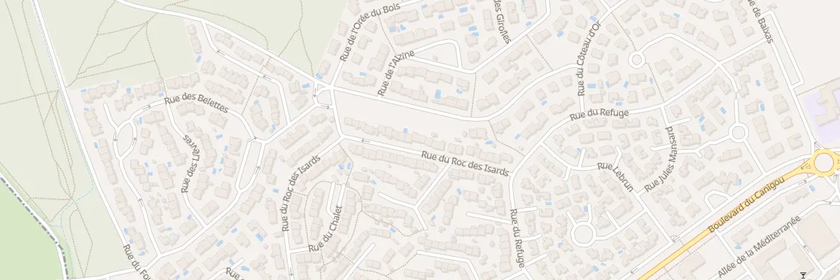 Plan du 61 Rue du Roc des Isards à Saint-Estève