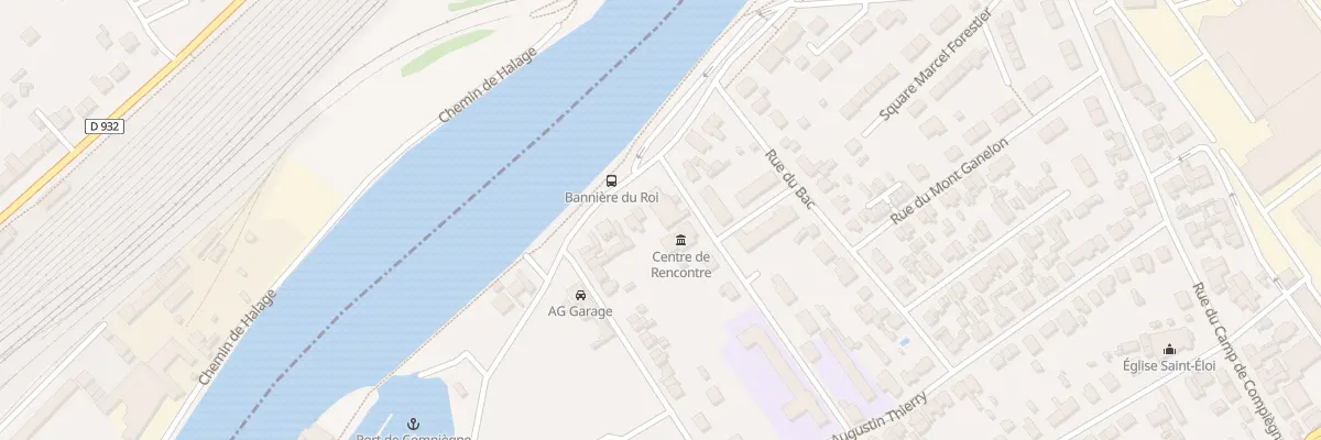 Plan du 21 Rue de l’Estacade à Compiègne