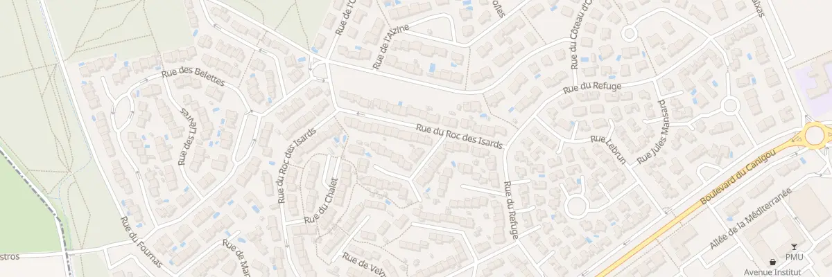 Plan du 74 Rue du Roc des Isards à Saint-Estève