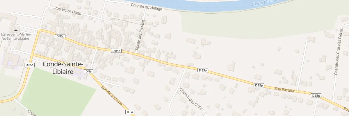 Plan du 163 Rue Pasteur à Condé-Sainte-Libiaire