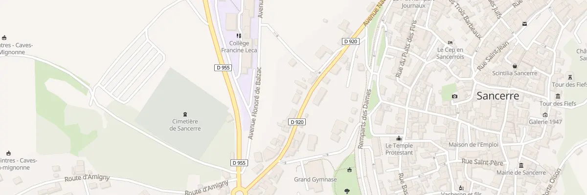 Plan du 234 Av Nationale à Sancerre