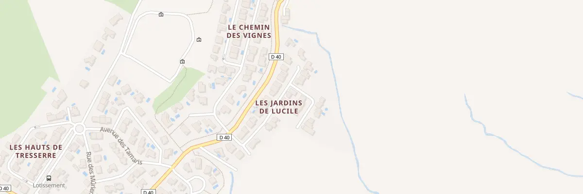 Plan du 26 Rue des Aspres à Tresserre