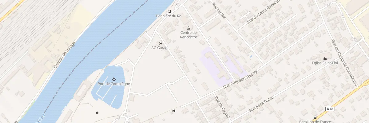 Plan du 21 Rue Charmolue à Compiègne