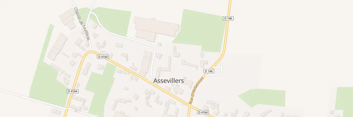 Plan du 5 Rue d’Herbécourt à Assevillers