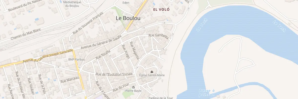 Plan du 15 Rue Neuve au Boulou